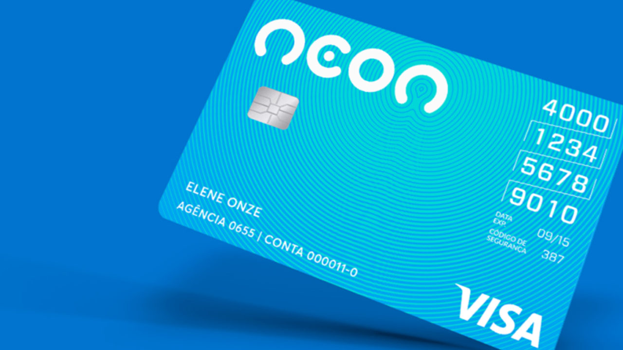 cartão-banco-neon-visa